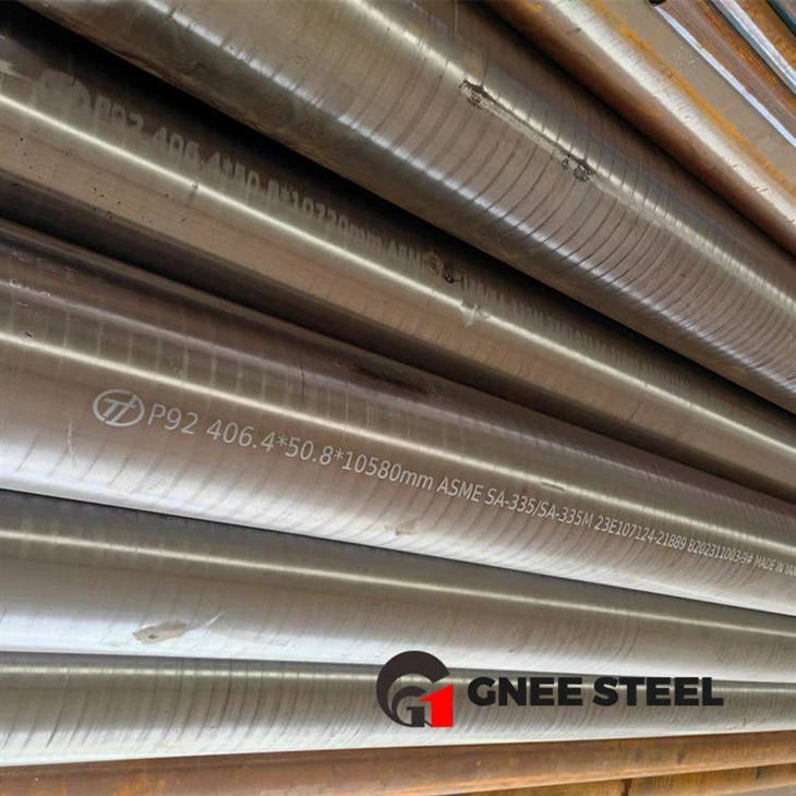 ASTM A335 P92 Píob cóimhiotal cruach gan uaim Ferritic